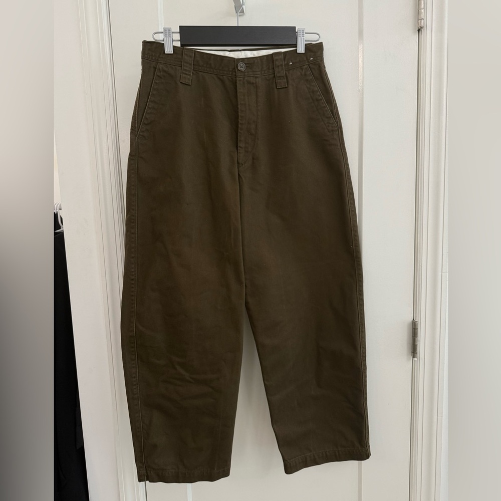 Uniqlo Wide Fit Brown Chinos